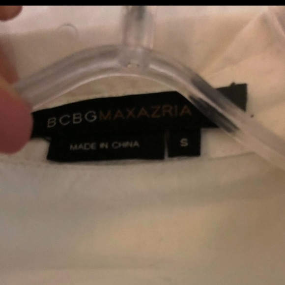 BCBG White Long Sleeve Top - Picture 4 of 4